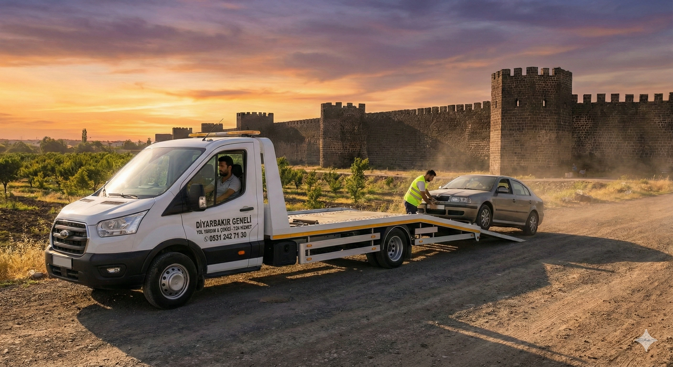 Diyarbakır acil yol yardım hizmeti